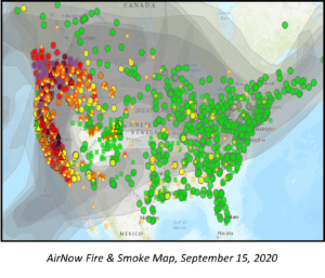 Real Time Smoke Map Epa Partners To Provide Real-Time Air Quality Data To The Public During  Wildfires - E-Enterprise For The Environment