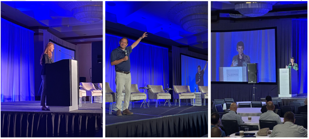 Speakers on stage at E2i