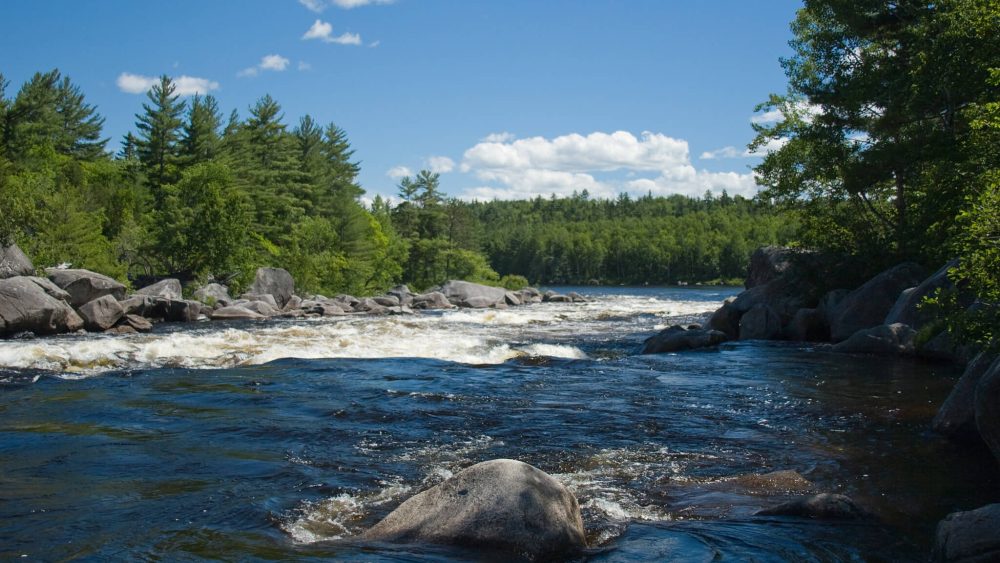 Whitewater on the west branch of the Penobscot River
