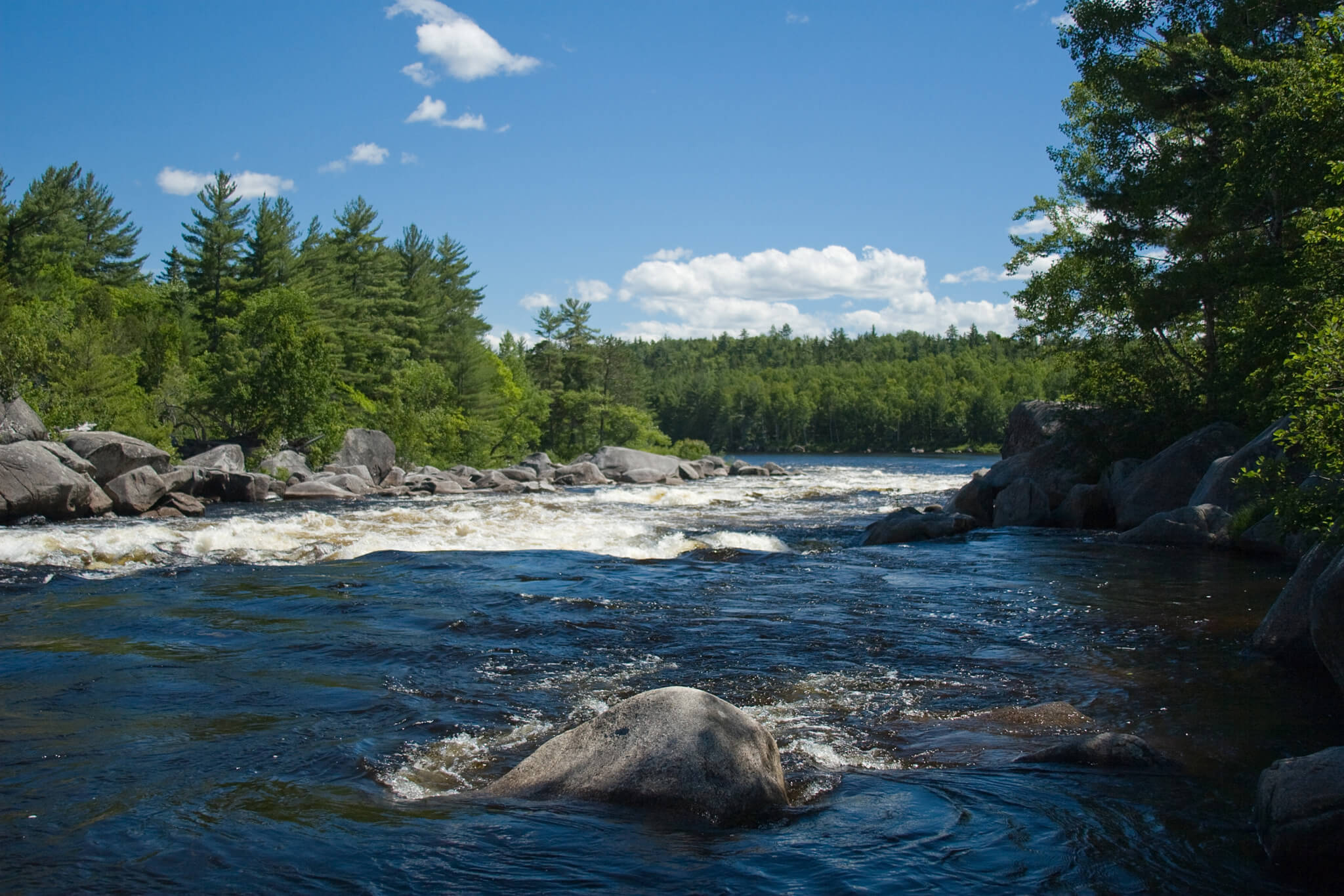 Whitewater on the west branch of the Penobscot River